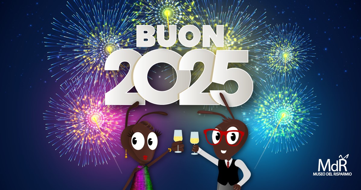 Buon 2025 a tutti dal Museo del Risparmio!
#MdR #1gennaio #Capodanno