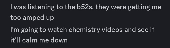 messed up my sleep schedule because i listened to music for the first time in two weeks