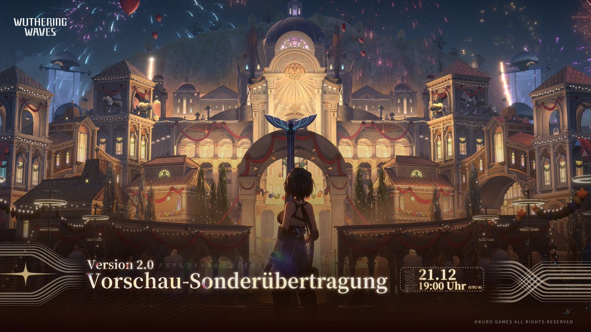 zombeoficial's tweet photo. Acontecerá uma transmissão oficial no dia 21 de Dezembro de 2024 às 19h (UTC + 8) mostrando uma prévia da nova versão 2.0 que chega em Wuthering Waves dia 01/01/2025
#WutheringWaves #wuwaleaks #Wuwaプラス #WuWa https://t.co/cIe8JEeJYC