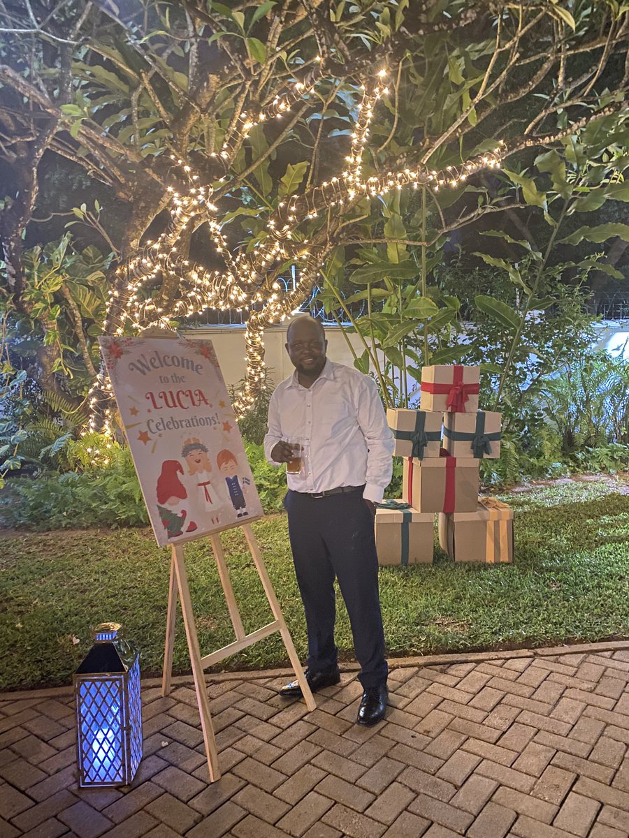 taro_tz's tweet photo. We are glad to be invited for St.Lucia reception, hosted by the Swedish Ambassador, H.E. Ms. Charlotta Ozaki Macias, @SwedeninTZ @SweAmbTZ on Friday, 13th December 2024 https://t.co/FPamzyUzMm