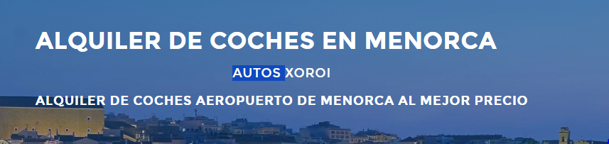 RachelNogui's tweet photo. Si vas a ir a Menorca a disfrutar de tus vacaciones, puedes alquilar un coche. Tiene seguro a todo riesgo, no cobran gasolina, etc. Recorre y conoce toda la isla de Menorca cuando quieras. https://t.co/7ctUVOTsex #alquilercochesmenorca https://t.co/zkwQ5LtAmT