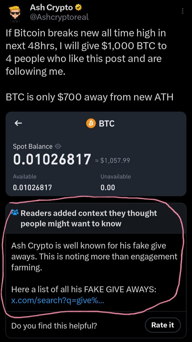 Tanju_ah's tweet photo. @Ashcryptoreal you are one of the fake crypto  influencer in  Twitter. See even the Twitter community is upset with your lies and misinformation https://t.co/zahEntf2tC