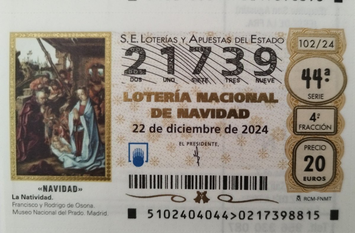 🔊 Que nos los quitan de las manos señores..!! últimos décimos de nuestra LOTERÍA DE NAVIDAD disponibles.. ULTIMOOOOSSS..!! 💶

😤 Después no te quejes si toca..!!🤯