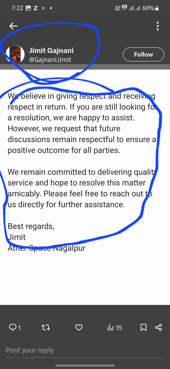 prasadmistry4's tweet photo. @GajnaniJimit @atherenergy @tarunsmehta @swapnil @nitin_gadkari @aajtak @abplive @republic @News18India @NewsNation @IndiaToday Your staff is also say that તમને "rizta આપવું જજ્જ નથી" https://t.co/iuuMWlcK9j