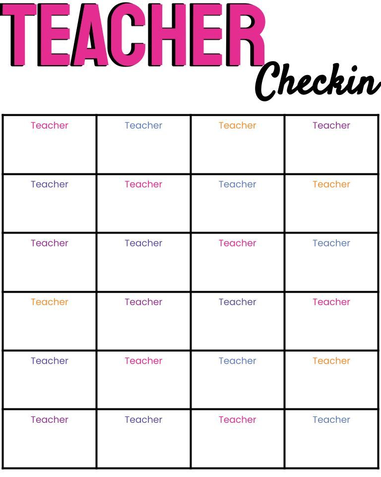 Looking for a simple way to track your teacher check-ins? 📝 🏫 

Here's some inspiration from leader <a href="/mrshowell24/">Stephanie Howell</a>: