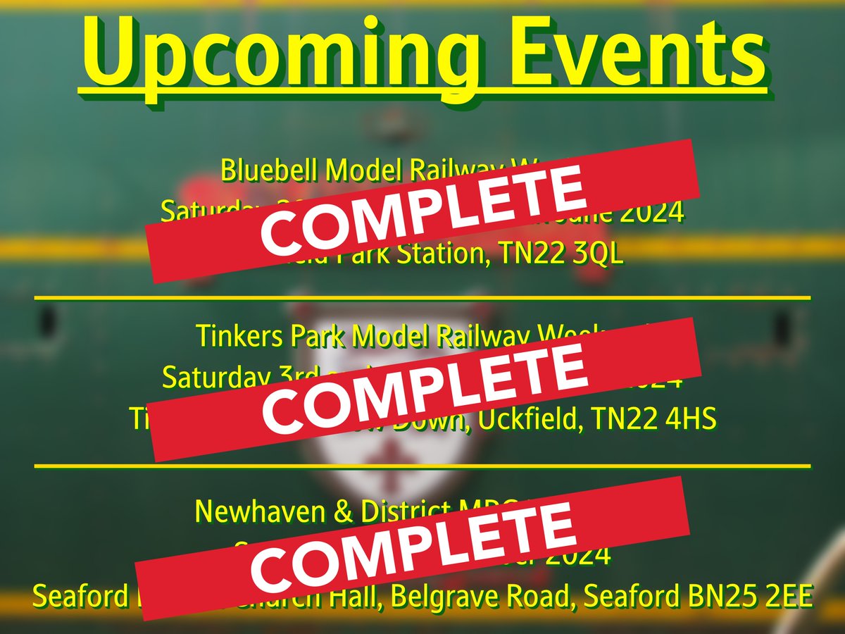 And with that our 2024 Season is done (ignore the fact this is over a month late i forgot to post it). We will be back next year with the announcements on where we are going and more on our 2025 Exhibition!