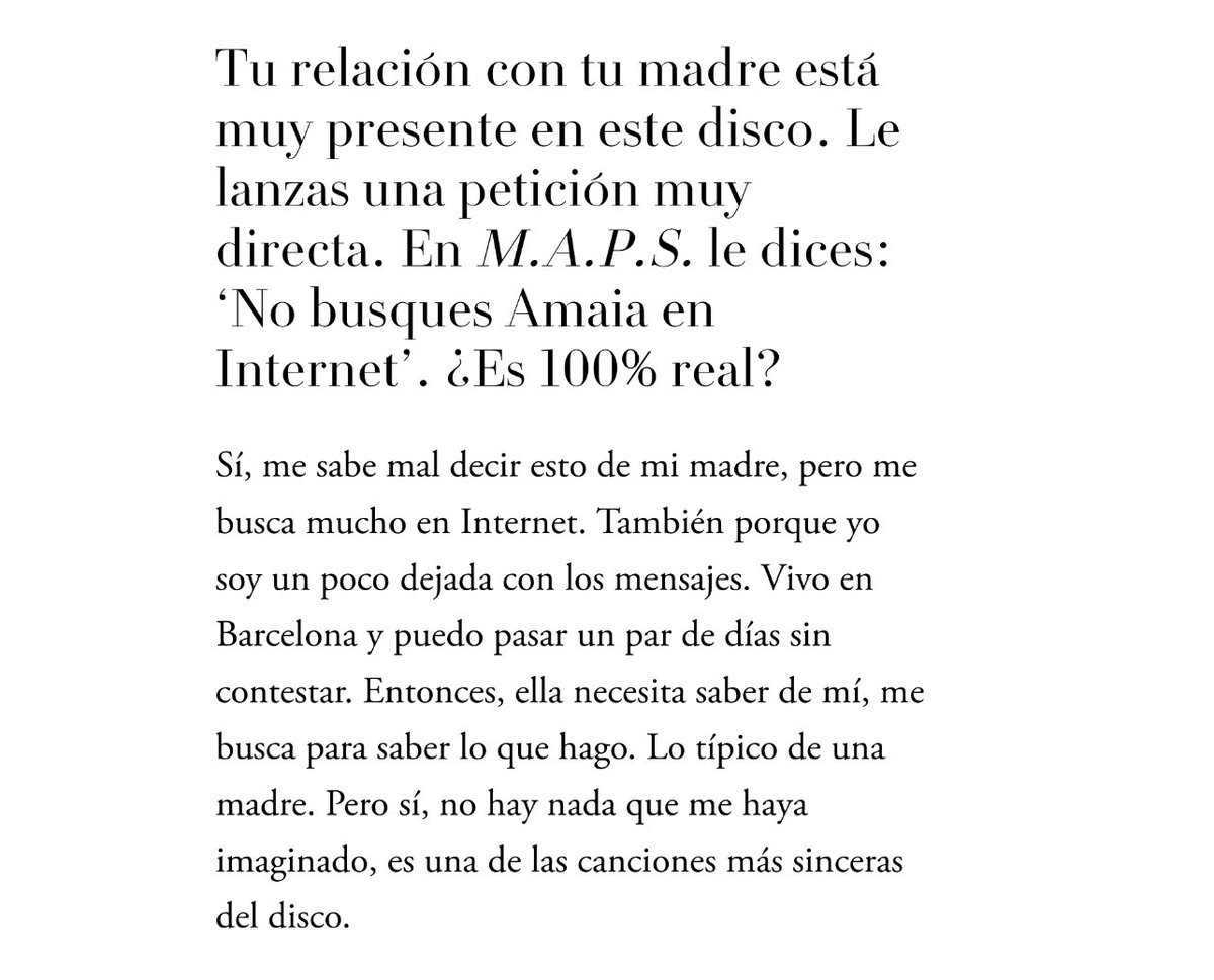amaiaontbrain's tweet photo. La canción “M.A.P.S.” va dedicada a su madre 🥹🩷 https://t.co/MiTNqROfBw