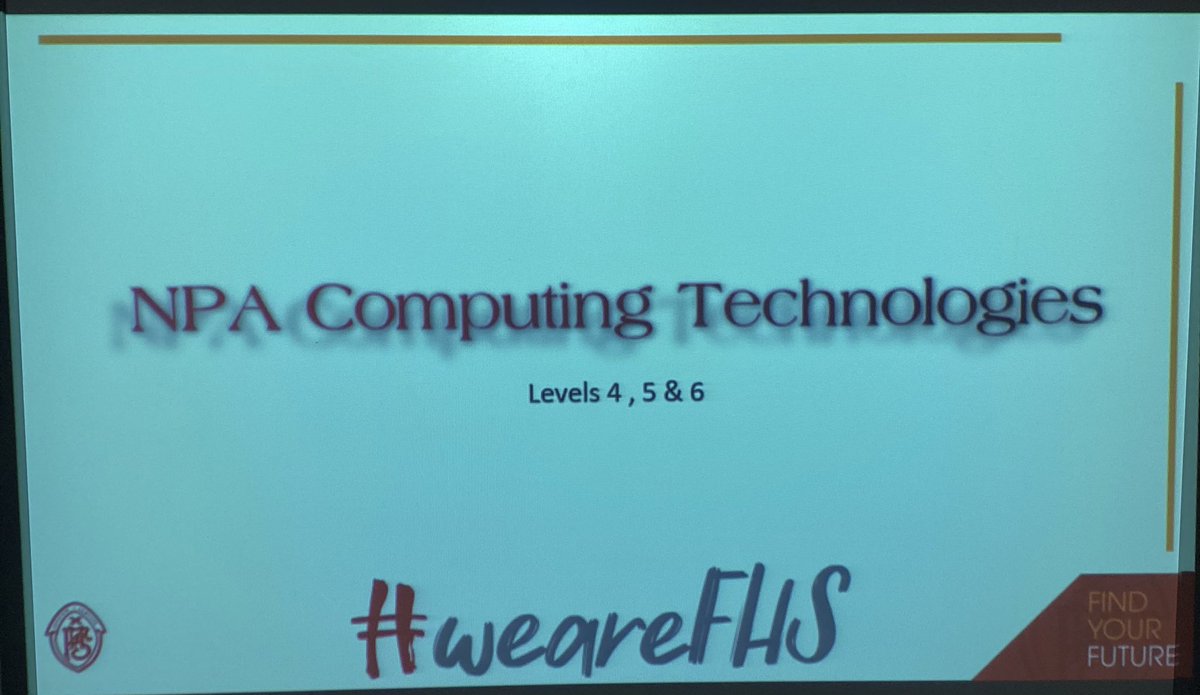FHSComputing's tweet image. S5 pupils in Ms Mutterโs Senior Gamers class are taking part in @FalkirkHigh faculty fortnight. Learning about and trying out course options for S6. Learning about NPA Digital Media and NPA Computing Technologies
Having fun trying out AR with Vidit web AR
#weareFHS