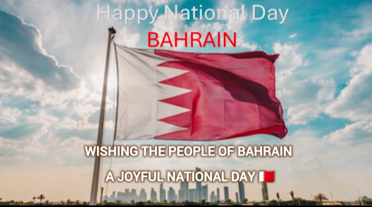 The British Ambassador to Bahrain Alastair Long and British Embassy staff would like to congratulate His Majesty King Hamad bin Isa Al Khalifa and the Crown Prince and Prime Minister HRH Prince Salman bin Hamad Al Khalifa and the people of Bahrain on the Kingdom’s National Day 🇧🇭