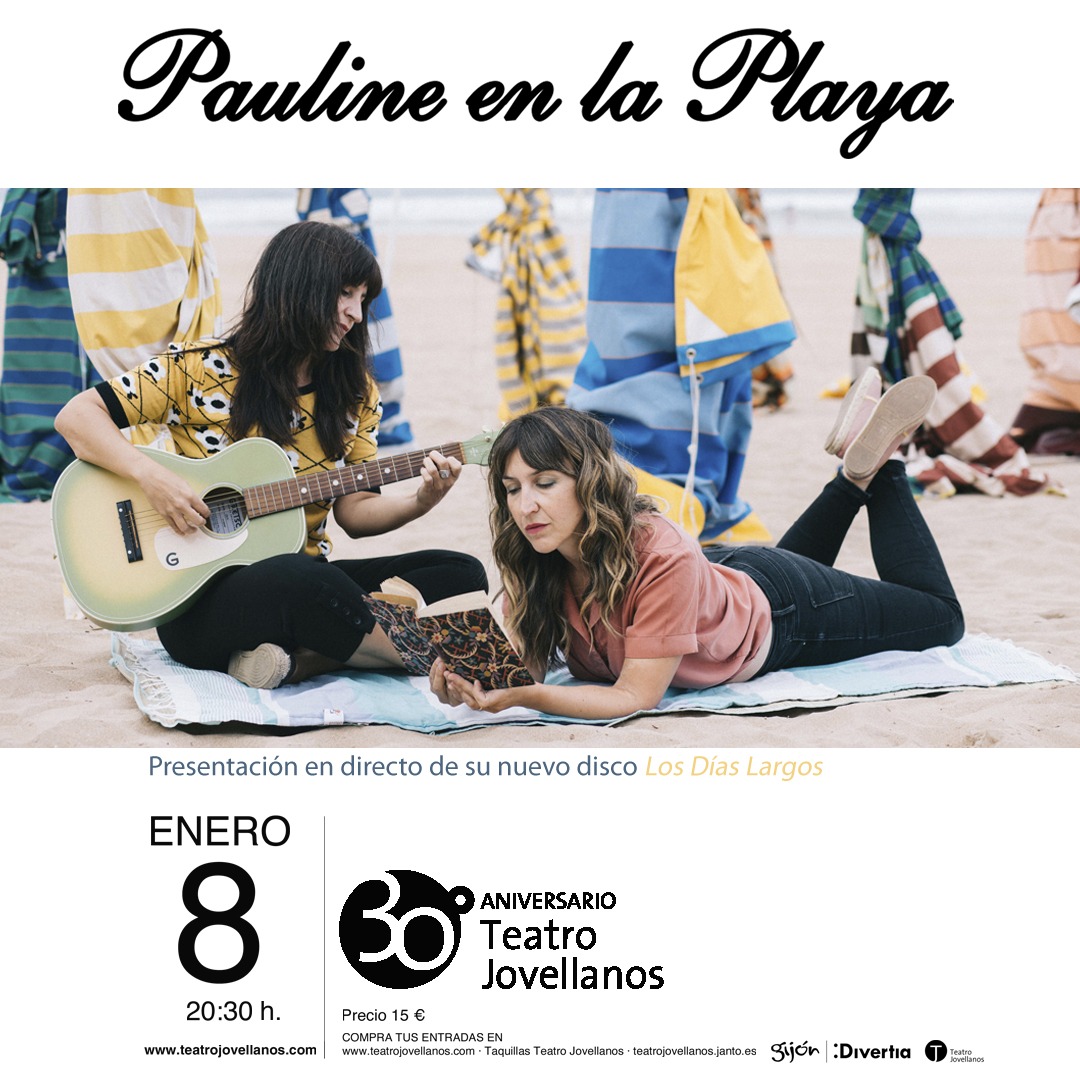 EP Management (@ep_management) on Twitter photo Ya están a la venta las entradas para el concierto presentación de "Los días largos" de <a href="/pauline_oficial/">Pauline en la Playa</a> el <a href="/Teatrogijon/">Teatro Jovellanos</a> el próximo 8 de enero.
A la venta en las taquillas del Teatro Jovellanos y en teatrojovellanos.com Ya están a la venta las entradas para el concierto presentación de "Los días largos" de <a href="/pauline_oficial/">Pauline en la Playa</a> el <a href="/Teatrogijon/">Teatro Jovellanos</a> el próximo 8 de enero.
A la venta en las taquillas del Teatro Jovellanos y en teatrojovellanos.com