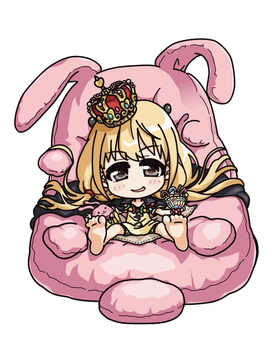 小梅ちゃんと杏ちゃんは金髪かと言われると自信はない|ω・) #今年の漢字が金なので金髪を貼る 