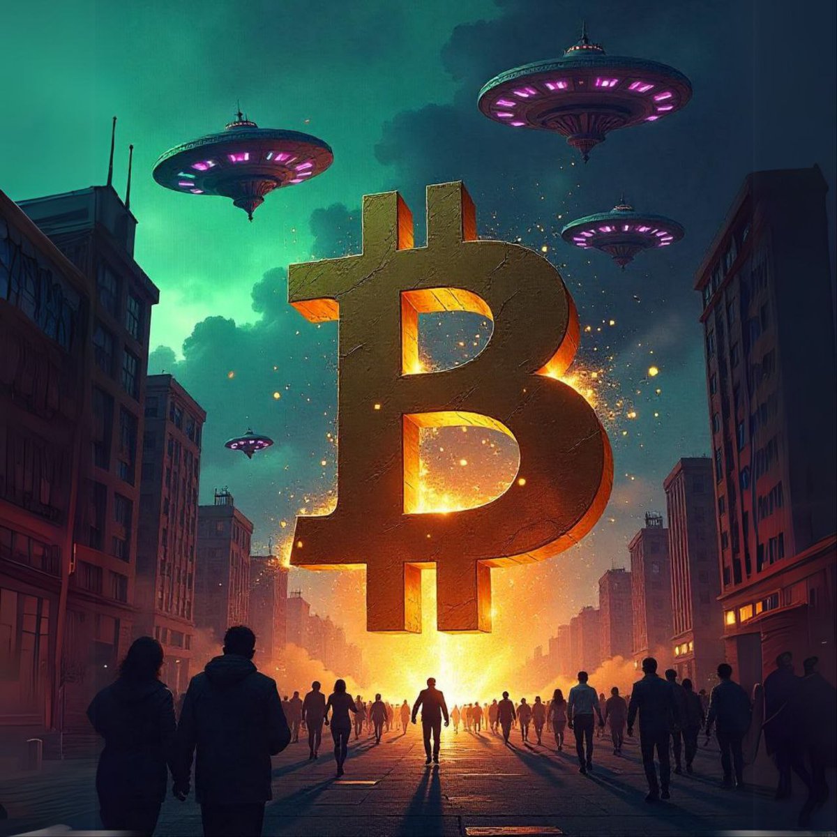 DemainFast's tweet photo. 🚀Bitcoin levita entre ovnis mientras los ejecutivos se deshacen de acciones
manteniéndose por encima de los 100.000 dólares, como si levitara entre ovnis y se elevara a nuevas alturas. 🌕

#Cryptos #Mercados #memescoin #solana #ethereum #Pumpfun #Phamton #Metamask #Eth https://t.co/1Olh5VWQNP