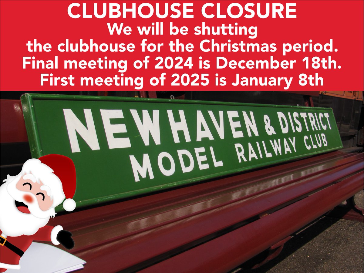 🚨IMPORTANT🚨 The Clubhouse will be shut to members and the public from Thursday 19th December 2024 to Tuesday 7th January 2025 whilst we revamp some stuff and allow members to enjoy the Holidays. I'm signing off for the Year so have a Merry Christmas and a Happy New Year!