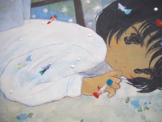 展示のお知らせ グループ展『Shirokane Christmas』に参加させていただきます! 2点新しい絵を出してます。 可愛く描けました 2024.12.21~12.28 年内は最後の展示になります。 よろしくお願いします