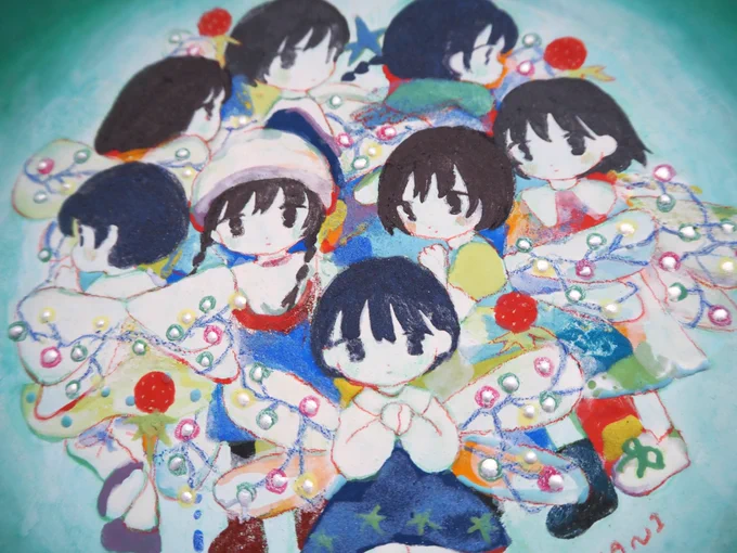 展示のお知らせ グループ展『Shirokane Christmas』に参加させていただきます! 2点新しい絵を出してます。 可愛く描けました 2024.12.21~12.28 年内は最後の展示になります。 よろしくお願いします