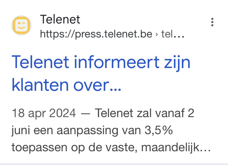 djjerrymay's tweet photo. @mobilevikingsBE @Telenet Het enigste dat ik ervan krijg met regelmaat als vaste klant is een prijstijging… https://t.co/rjm3NueiuJ