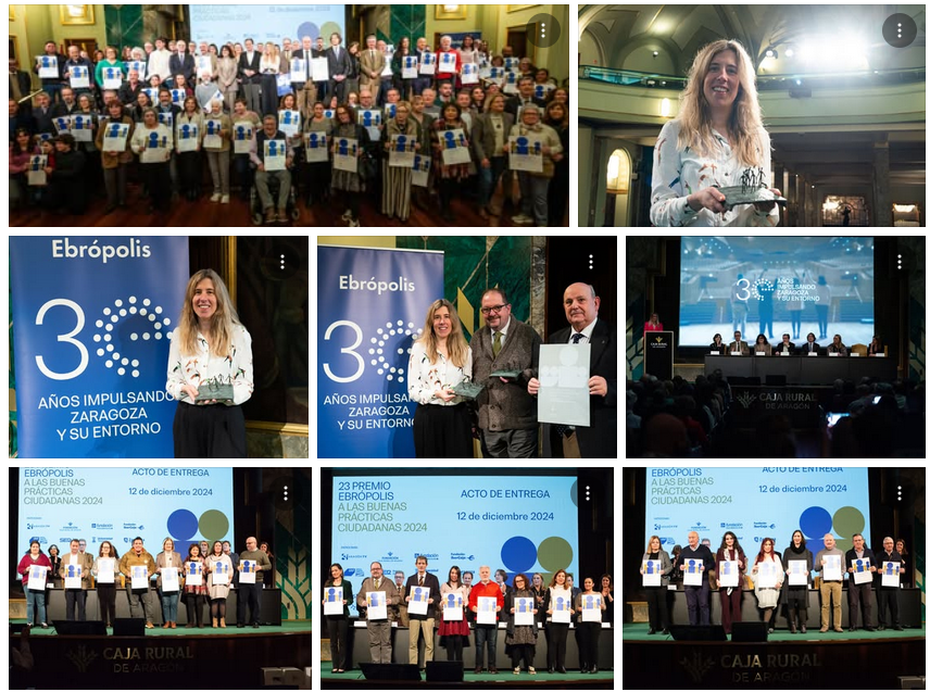 ebropolis's tweet photo. ¿Asisteis al acto de entrega del 23 #PremioEbrópolis el jueves en @CajaRuralAragon ?

No os perdáis el álbum de fotos de la celebración 👇
https://t.co/DcH8wyK4QK https://t.co/VxN1FbRLhr
