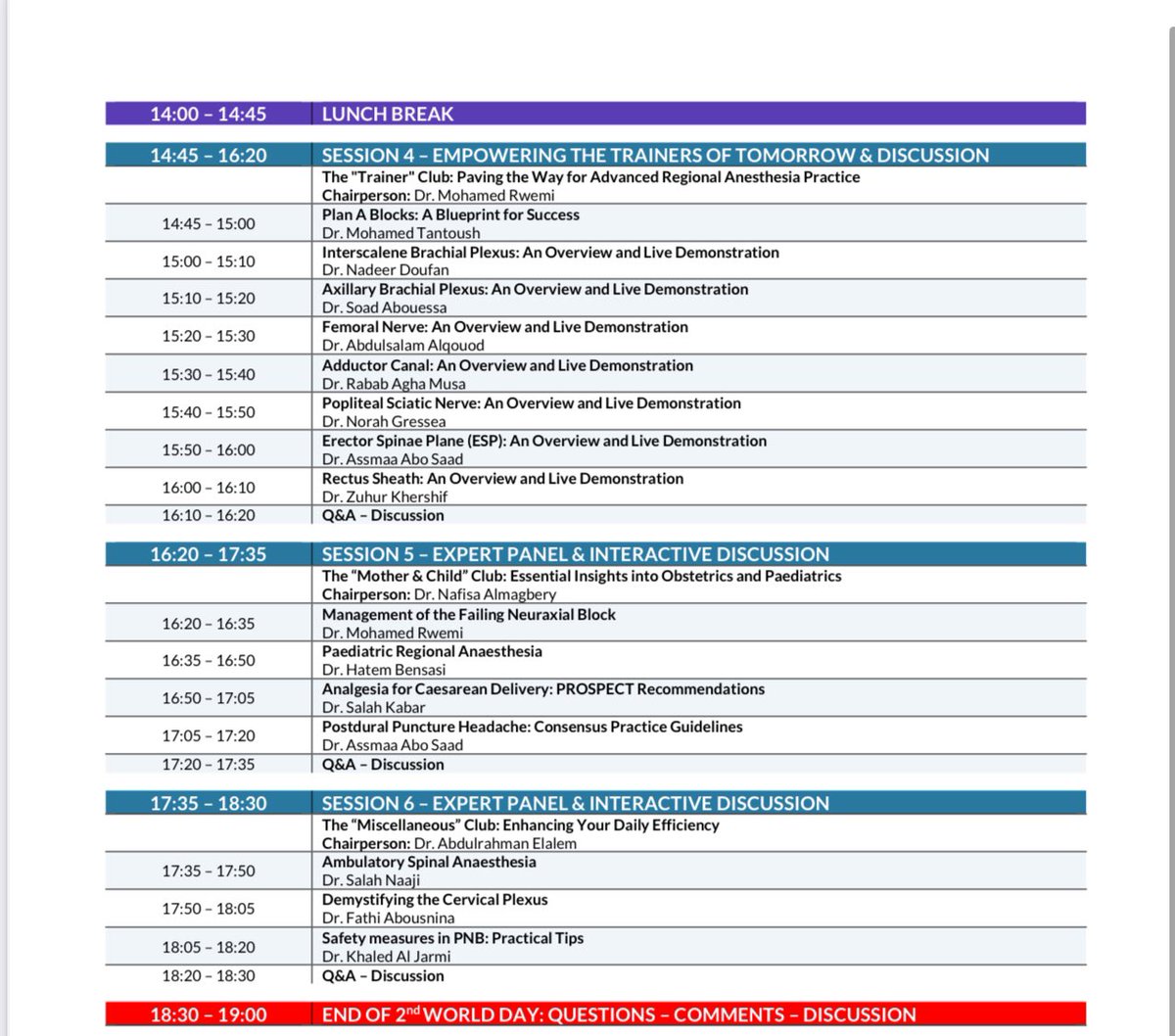 AFSRA (@afsra10) on Twitter photo Libya ๐ฑ๐พ๐ฑ๐พ is participation in the World Day of Regional Anaesthesia. <a href="/mtantsh/">Mohamed Tantoush, MD, EDRA ๐ฑ๐พ</a> has made an incredible effort to ensure Tripoli is on board this year in world Day of #regionalanaesthesia by <a href="/ESRA_Society/">ESRA | European Society of Regional Anaesthesia</a> <a href="/mokaeleni/">Eleni Moka</a> <a href="/ezzatsamyaziz/">Ezzat Aziz MBBCh MD FRCA FFARCSI MSc DA</a>
For registration : forms.gle/sQw4xQueg7FCpSโฆ Libya ๐ฑ๐พ๐ฑ๐พ is participation in the World Day of Regional Anaesthesia. <a href="/mtantsh/">Mohamed Tantoush, MD, EDRA ๐ฑ๐พ</a> has made an incredible effort to ensure Tripoli is on board this year in world Day of #regionalanaesthesia by <a href="/ESRA_Society/">ESRA | European Society of Regional Anaesthesia</a> <a href="/mokaeleni/">Eleni Moka</a> <a href="/ezzatsamyaziz/">Ezzat Aziz MBBCh MD FRCA FFARCSI MSc DA</a>
For registration : forms.gle/sQw4xQueg7FCpSโฆ