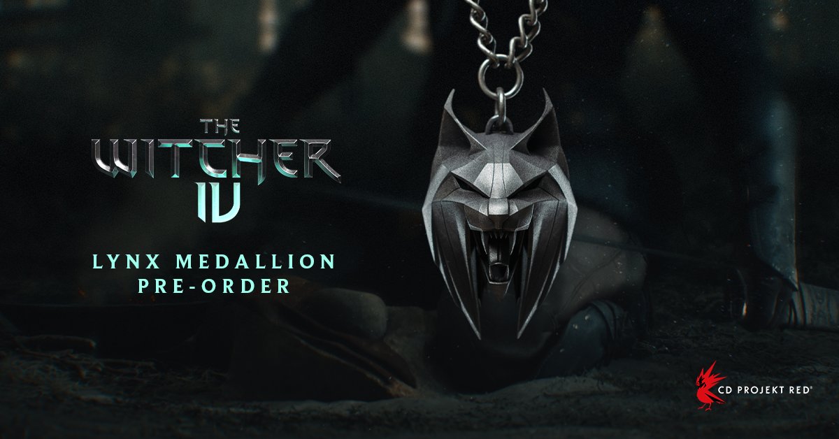 The Witcher (@thewitcher) on Twitter photo Ciri's ready to take her first steps on the Path of a witcher — join her! ⚔️
Pre-order Ciri's Lynx Medallion from <a href="/CDPRGear/">CD PROJEKT RED Gear Store</a> 👇
NA: thewitcher.ly/LynxMedallionNA
EU: thewitcher.ly/LynxMedallionEU
#TheWitcherIV Ciri's ready to take her first steps on the Path of a witcher — join her! ⚔️
Pre-order Ciri's Lynx Medallion from <a href="/CDPRGear/">CD PROJEKT RED Gear Store</a> 👇
NA: thewitcher.ly/LynxMedallionNA
EU: thewitcher.ly/LynxMedallionEU
#TheWitcherIV