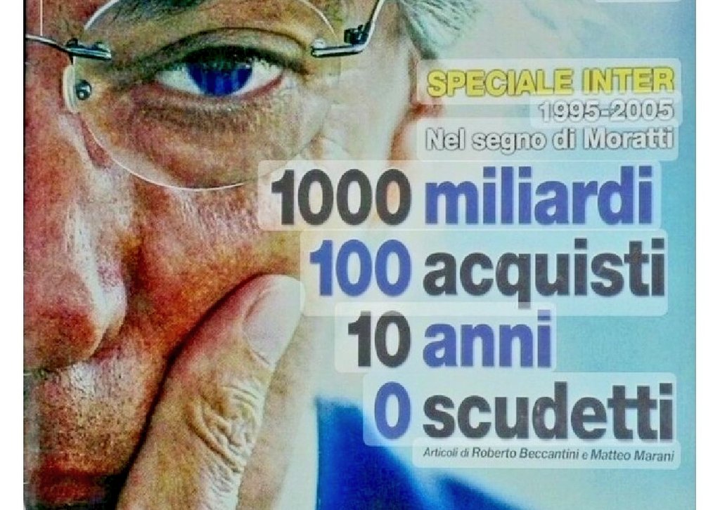 Ledbowski's tweet photo. Il vero motivo che ha portato #Moratti e #Tronchetti a macchinare il più grande complotto sportivo italiano, conosciuto come #Calciopoli, subito ribattezzato Moggiopoli per la natura personale dell'attacco, oggi chiamato #Farsopoli dato i fatti emersi, era giustificare questo: https://t.co/KI50HD0slJ