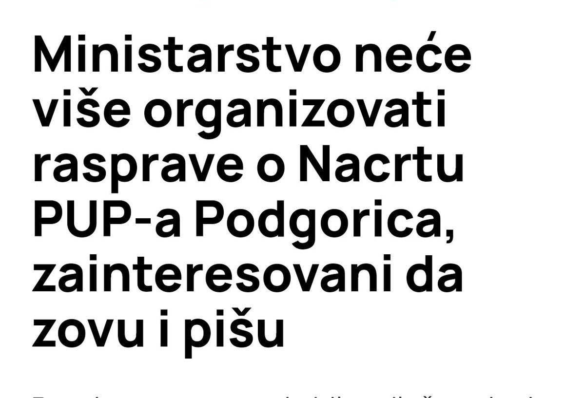 Neće moći jer ako je ovo naš prostor onda smo mi njegovi vlasnici, a ne bilo koji ministar i njegovi tajkuni.

Iskrivljena mišljenja i interesi bilo kojeg ministra se ne mogu pretvoriti ni u zakon ni u urbanističke planove.