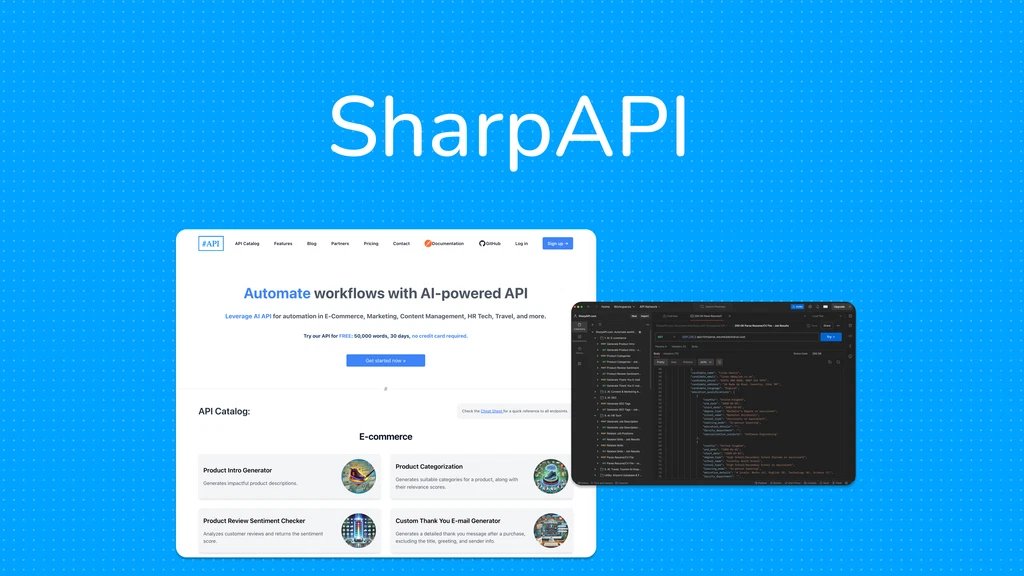 pfdealz's tweet image. SharpAPI (One-time payment. Lifetime deal.) for $59
appsumo.8odi.net/N995LO
Get an AI-powered API to automate workflows for ecommerce, HR tech, content, and more
#SharpAPI #content #workflows