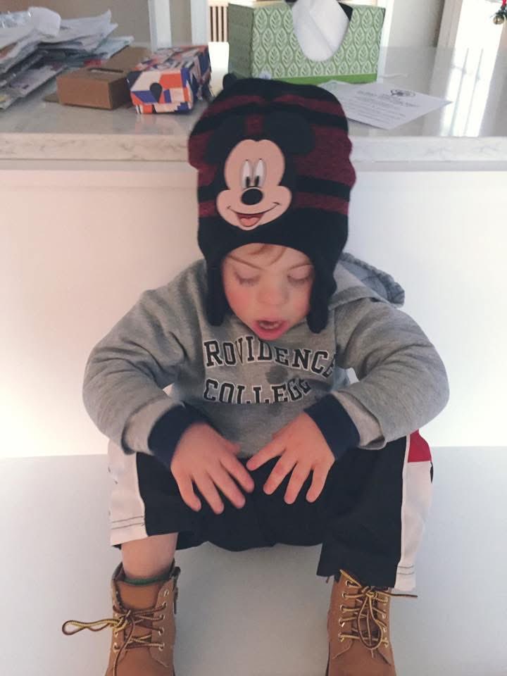 Finn says Brrrrr!! 2 hour delay due to ice and snow! ❄️ Happy Monday! <a href="/RogerSusanin/">Roger Susanin</a> <a href="/marcy_jonestv/">Marcy Jones</a>