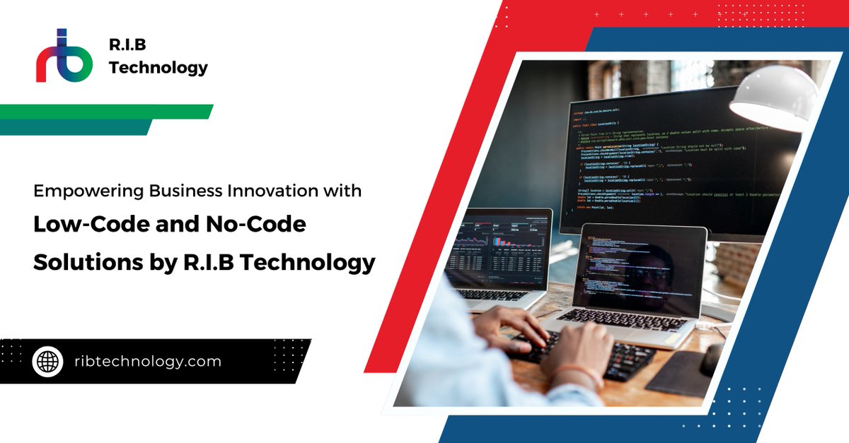 RibTechnology's tweet image. Build apps and automate tasks without coding! @RibTechnology makes it simple with Low-Code and No-Code solutions.
Content source: ribtechnology.com/services/lowco…
#LowCode #NoCode #InnovationMadeEasy #BusinessGrowth #TechForEveryone