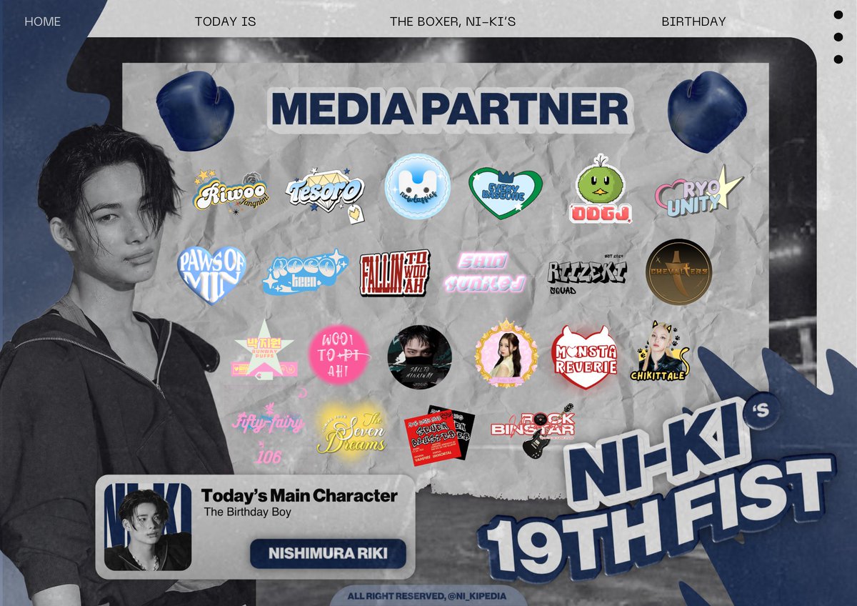 With all our hearts, we thank our wonderful media partners for your dedication and hard work in making 𝗡𝗜-𝗞𝗜'𝗦 𝟭𝟵𝗧𝗛 𝗕𝗜𝗥𝗧𝗛𝗗𝗔𝗬 project a success. Your support has been invaluable, and we deeply appreciate every effort you’ve put in to make this project so special!