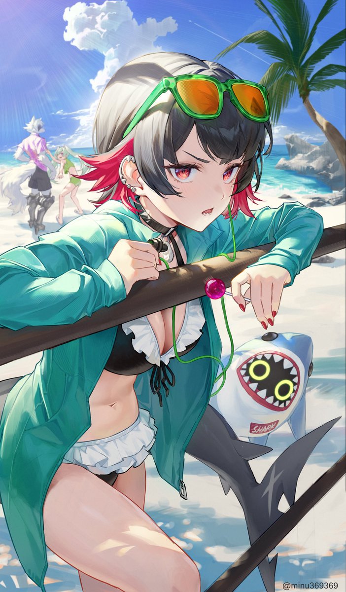 「何？」
#今年も残りわずかなので今年一番伸びた絵を貼る