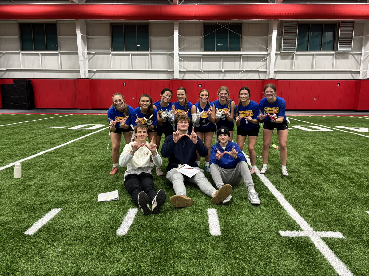 Our CMH girls flag football team won the classic 8 conference regular season yesterday with huge win over Kettle Moraine 54-40.
Congrats to the coaches and players! 
Playoffs are next!