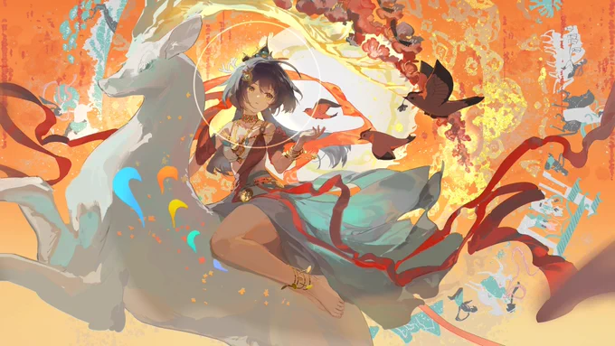 A Deer of Nine Colors It's a story about betrayal and kindness.  #HSRFairyTales #HonkaiStarRail 