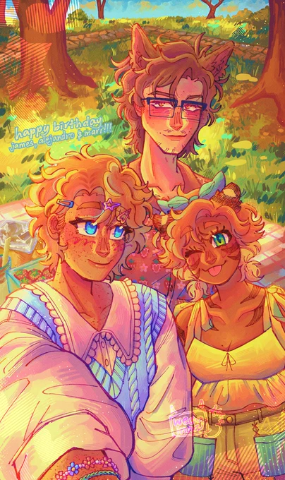 they had to celebrate their birthday late bc they were so busy  #wedginaaocs 