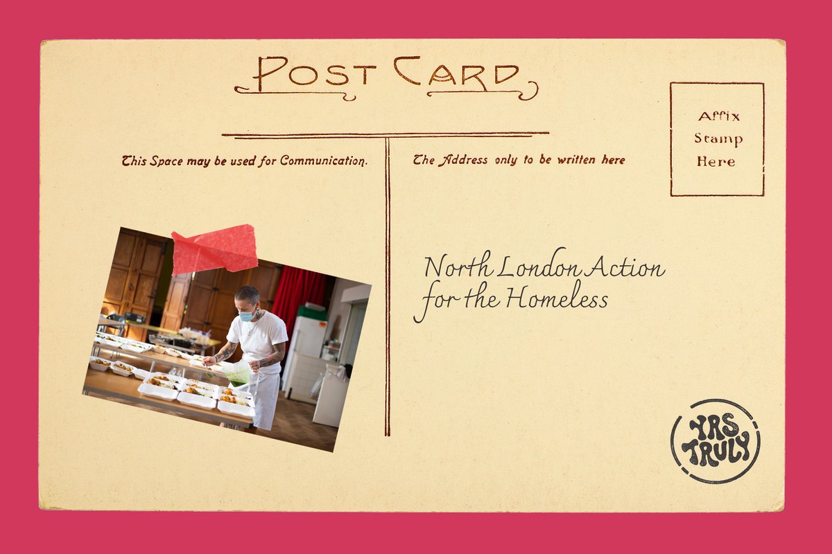 Week three of four: we're donating £500 to North London Action for the Homeless. 

<a href="/NLAHN16/">NLAH</a> provides twice-weekly meals to anyone in need, no questions asked. That's not all: they help with advocacy (inc. housing advice) and offer a space for showers, laundry and haircuts.