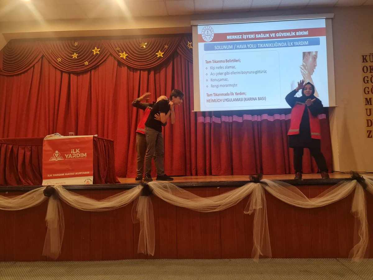 Çocuklarımız ilk yardımla daha güvende projesi kapsamında Trabzon Fen Lisesinde verimli bir seminer gerceklestirdik.<a href="/tcmeb/">Millî Eğitim Bakanlığı</a> <a href="/meb_dhgm/">Destek Hizmetleri Genel Müdürlüğü</a> <a href="/Yusuf__Tekin/">Yusuf Tekin</a> <a href="/omurfatih/">Ömür Fatih Karakullukçu</a> <a href="/Trabzon_MEM/">Trabzon İl Milli Eğitim Müdürlüğü</a> <a href="/hasan_uygun91/">hasan uygun</a> <a href="/cemalunal_/">C.ÜNAL</a> <a href="/ozkan_meb/">Özkan AVCI</a> <a href="/glbhr28/">gülbahar</a> <a href="/muhammetblgn74/">MUHAMMET BİLGİN</a>