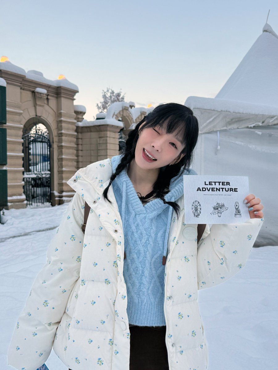 TAEYEONsmtown's tweet photo. Letter Adventure in ์๋ฒ๋๋ ๐ก
https://t.co/tK0nvKvNyX
#ํ์ฐ #TAEYEON
#LetterToMyself #TAEYEONLetterToMyself
#์๋
์๋ #GirlsGeneration
#LetterAdventure #ํฑ์ง์๋ก๊ธธ #์๋ฒ๋๋ https://t.co/QF7bWUFcvg