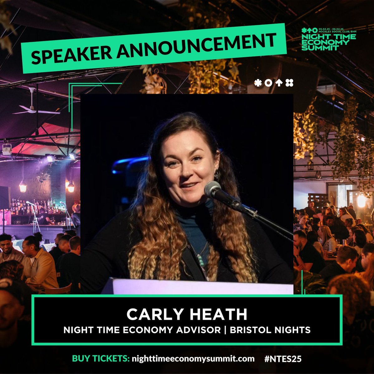 Night Time Industries Association (@wearethentia) on Twitter photo We are proud to announce that <a href="/Carlybag/">Carly Heath</a> , Night Time Economy Advisor, <a href="/BristolNightsHQ/">Bristol Nights</a>
will be speaking at the Night Time Economy Summit 2025!
🌍✨ Europe’s Largest Night-Time Economy Event is Here! ✨🌃 Get ready for the Night Time Economy Summit 2025 - a global gathering like We are proud to announce that <a href="/Carlybag/">Carly Heath</a> , Night Time Economy Advisor, <a href="/BristolNightsHQ/">Bristol Nights</a>
will be speaking at the Night Time Economy Summit 2025!
🌍✨ Europe’s Largest Night-Time Economy Event is Here! ✨🌃 Get ready for the Night Time Economy Summit 2025 - a global gathering like