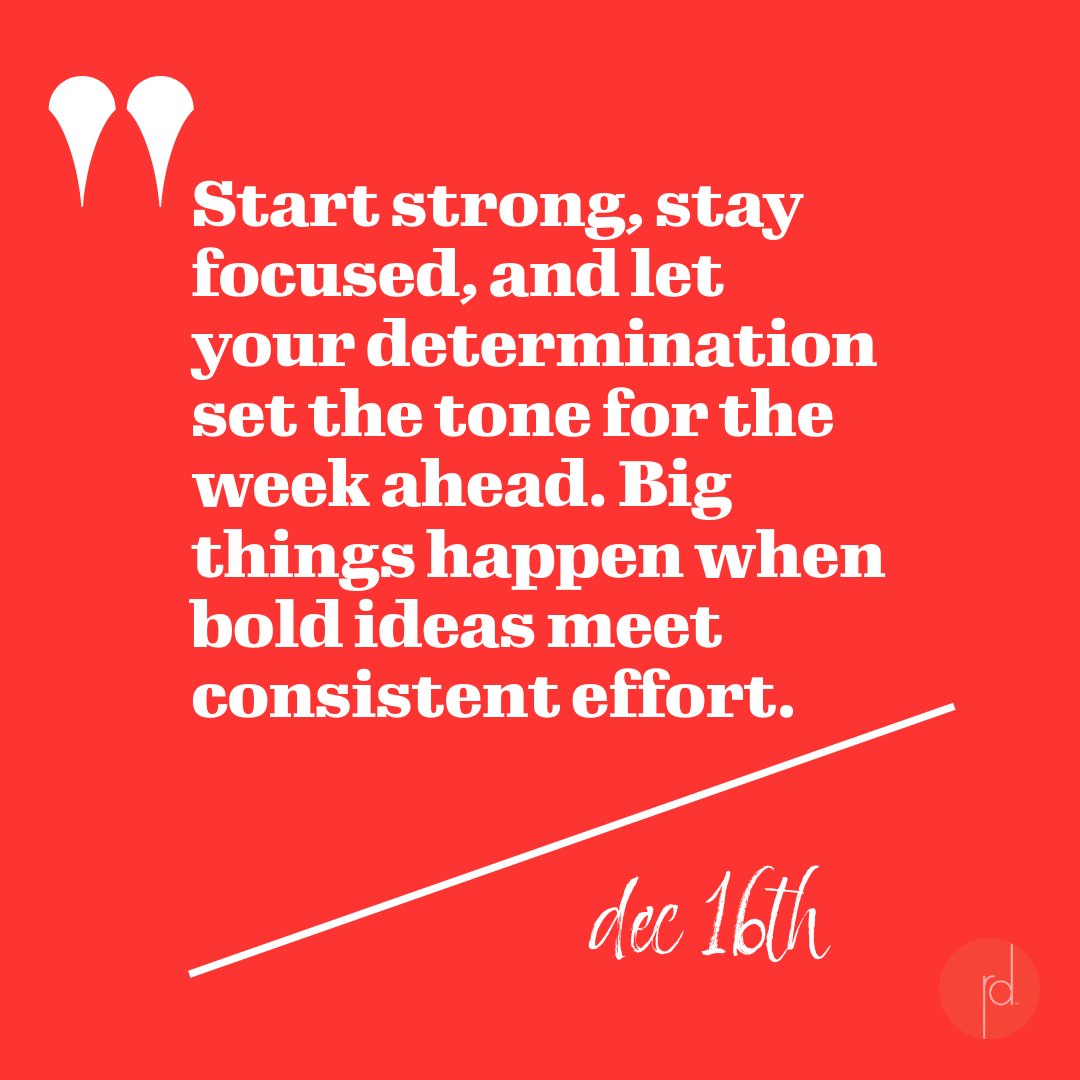 RedDoorCollab's tweet photo. Start strong, stay focused, and let your determination set the tone for the week. Big things happen when bold ideas meet consistent effort. 💡💪 Make this week one to remember!

#MondayMotivation #BoldThinking #ConsistentEffort #GrowthMindset #reddoorcollaborative https://t.co/kgcmbbTJhg