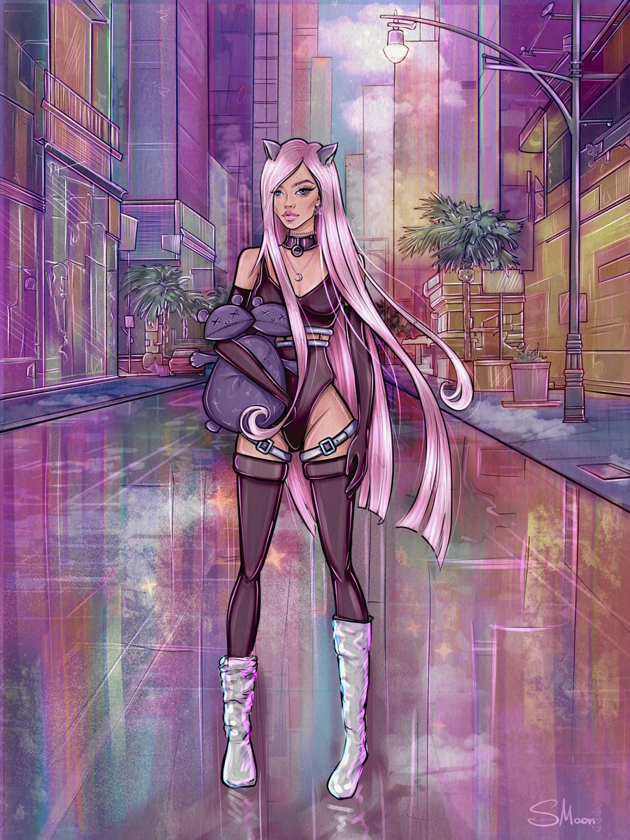 #ETHMONDAY 

Mizuki in rainy city

Mizuki walks around his city at sunset after the rain. It smells fresh of rain and sweet waffles that are baked around the corner
She only recently woke up and ran outside with her teddy bear to sleep and in warm socks with waterproof soles at