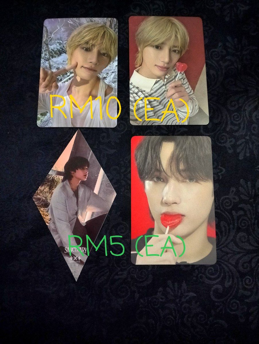 mintychocsun's tweet photo. (WTS 🇲🇾)
ENHYPEN TXT BULK

Price as stated in pic

-Each order got 1 or 2 official pc
-PRICE EXCLUDE LOCAL POSTAGE ONLY
-ON HAND

DM @mintychocsun for more info

#pasarENHYPEN #pasarENHYPENmy https://t.co/y9QQBByAwN