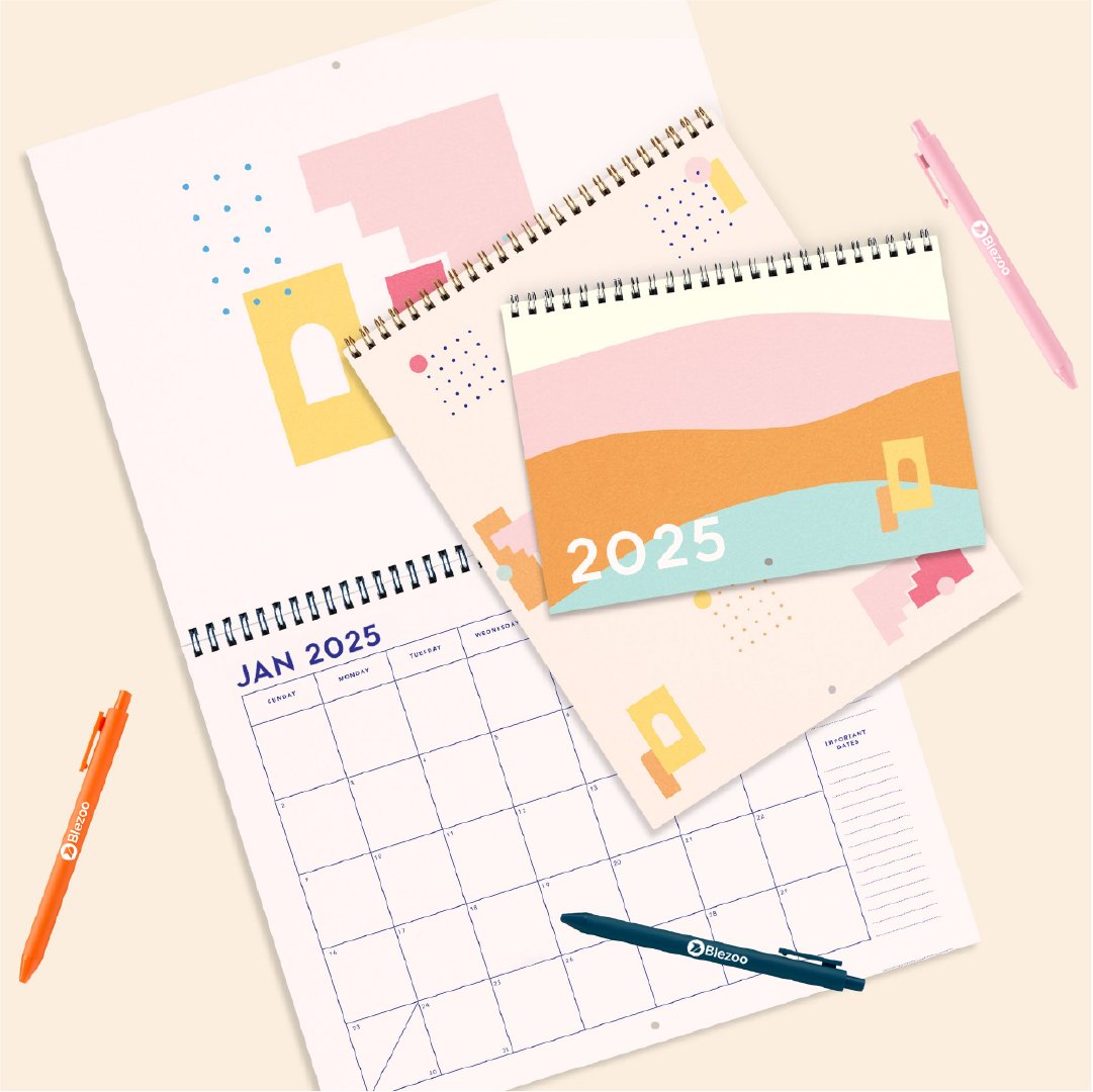 Let's talk CALENDARS! Branded calendars are a great way to keep your brand top of mind all year long 📅 Order now for delivery in January!

Start Your Project 🔗 blezoo.com/go/