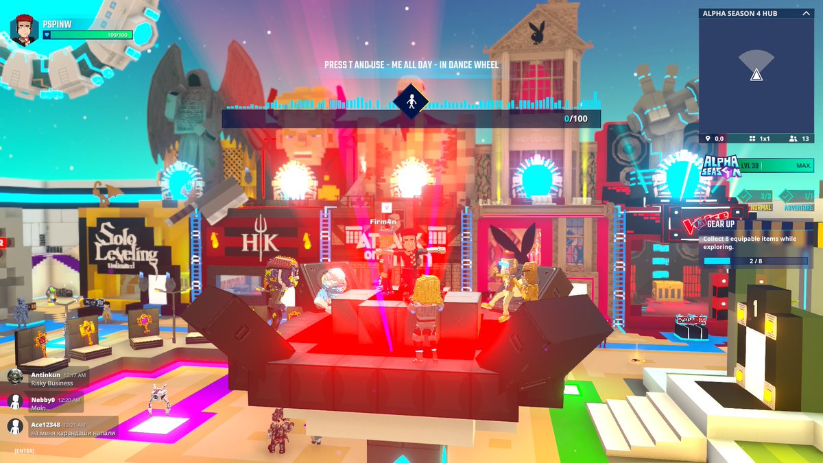 🥳🎊 Partying it up at the Alpha Season 4 bash in <a href="/TheSandboxGame/">The Sandbox</a> Hub! The metaverse knows how to throw a party! register-landings.sandbox.game/alphaseason4-s… #TheSandbox #AlphaSeason4 #AS4SocialChallenge