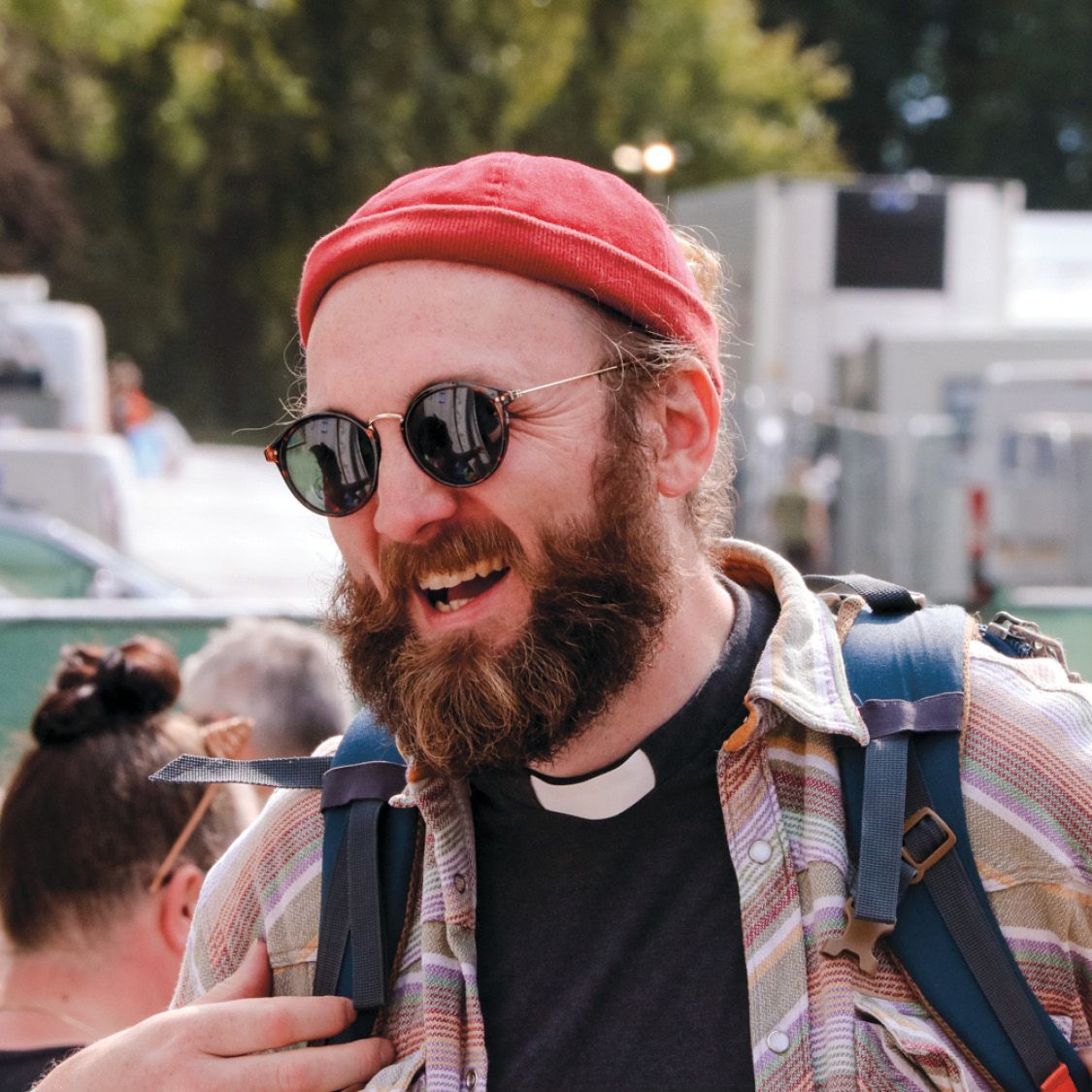We’re a festival for both the trad and the rad. Where you can hang out with Franciscans or hanker for falafel — and find God in both, if that’s who you’re looking for.