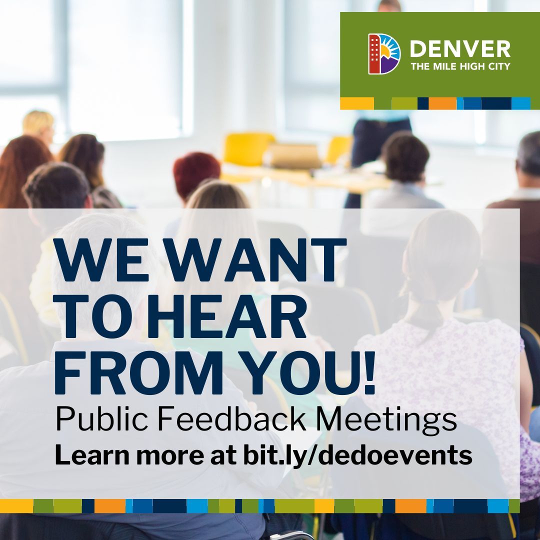 Denver Economic Development & Opportunity (@denveroed) on Twitter photo 🏘️💬 <a href="/DenverOED/">Denver Economic Development & Opportunity</a> and the Department of Housing Stability are hosting five public meetings to gather feedback on the 2025 Annual Action Plan, including housing, economic development, public services, and programs that utilize federal funds. Join us at bit.ly/dedoevents! 🏘️💬 <a href="/DenverOED/">Denver Economic Development & Opportunity</a> and the Department of Housing Stability are hosting five public meetings to gather feedback on the 2025 Annual Action Plan, including housing, economic development, public services, and programs that utilize federal funds. Join us at bit.ly/dedoevents!
