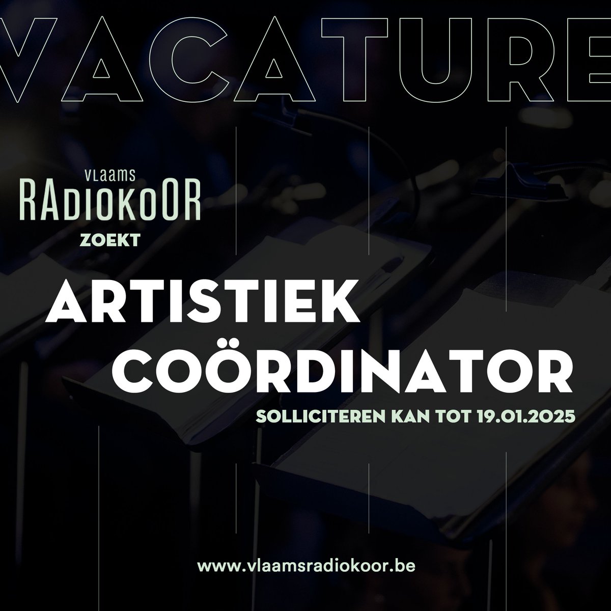 💡🎶 Word jij onze nieuwe collega? #vacature #cultuurjob #muziekjob vlaamsradiokoor.be/magazine/vacat…