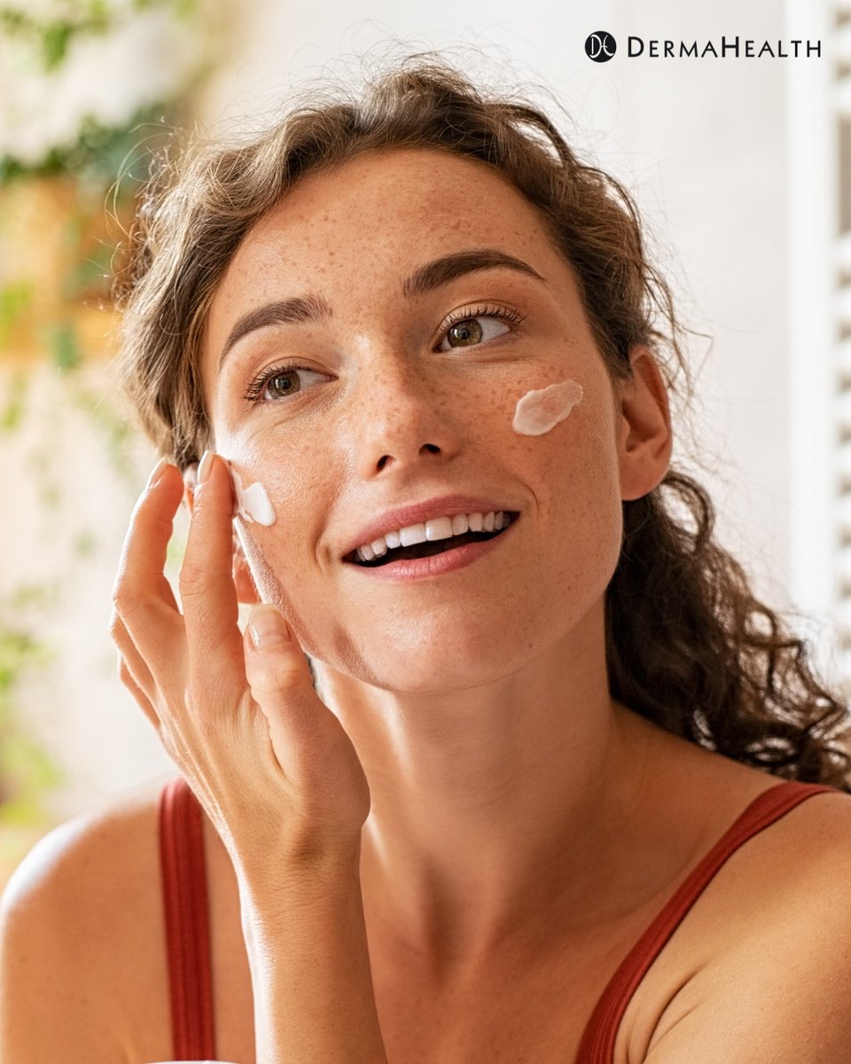 DermaHealthDerm's tweet photo. Shield your skin from harmful UVA and UVB rays by incorporating broad-spectrum SPF 30 or higher into your daily routine. Prevention is crucial for healthy, glowing skin. Start today to ensure a brighter tomorrow. https://t.co/jC8hZxLjlr