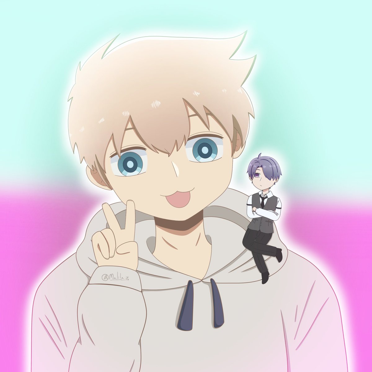 MalilaTex's tweet photo. วาดแฟนอาร์ตคู่ที่สาม #นัดบอดวันนี้สาวๆอยู่ไหนครับ #fanart #goukon #goukon_FA #howiattendedanallguysmixer #gokonniIttaraonnagaInakattahanashi #合コンに行ったら女がいなかった話 #合コンアニメ https://t.co/AWDuylpnge
