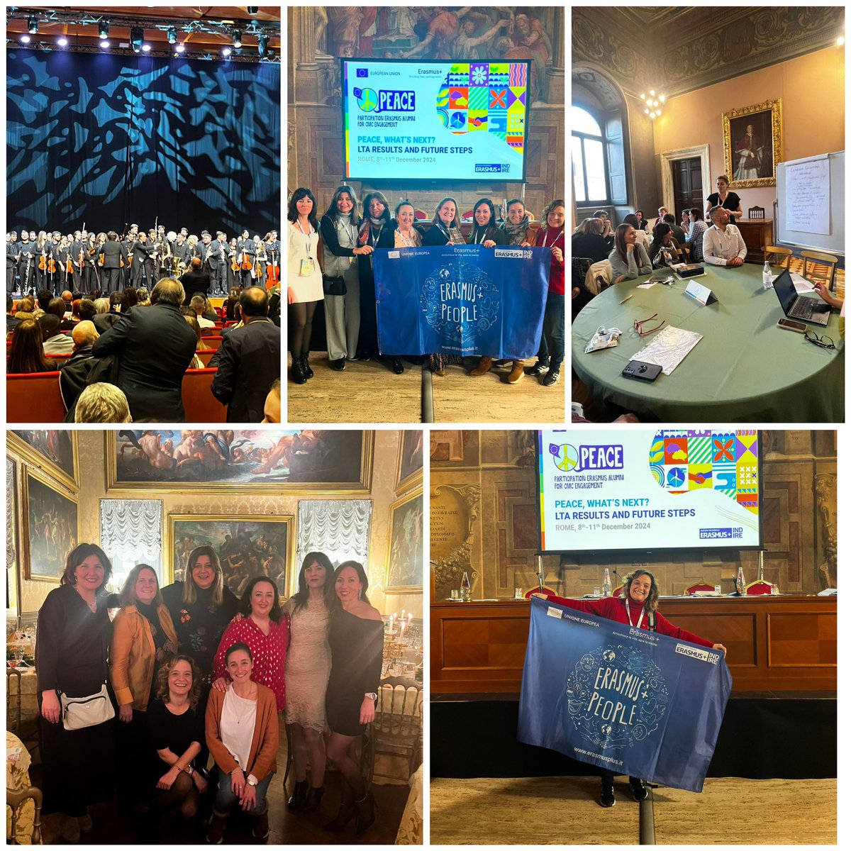 🇪🇺Nuestro centro ha participado en el encuentro internacional “Participation Erasmus Alumni for Civic Engagement: PEACE, what’s next!”, que ha reunido a instituciones educativas de toda Europa del 8 al 11 de diciembre en Roma.
¡Europa nos une! 🌟🇪🇺

#ErasmusPlus <a href="/sepiegob/">SEPIE</a>