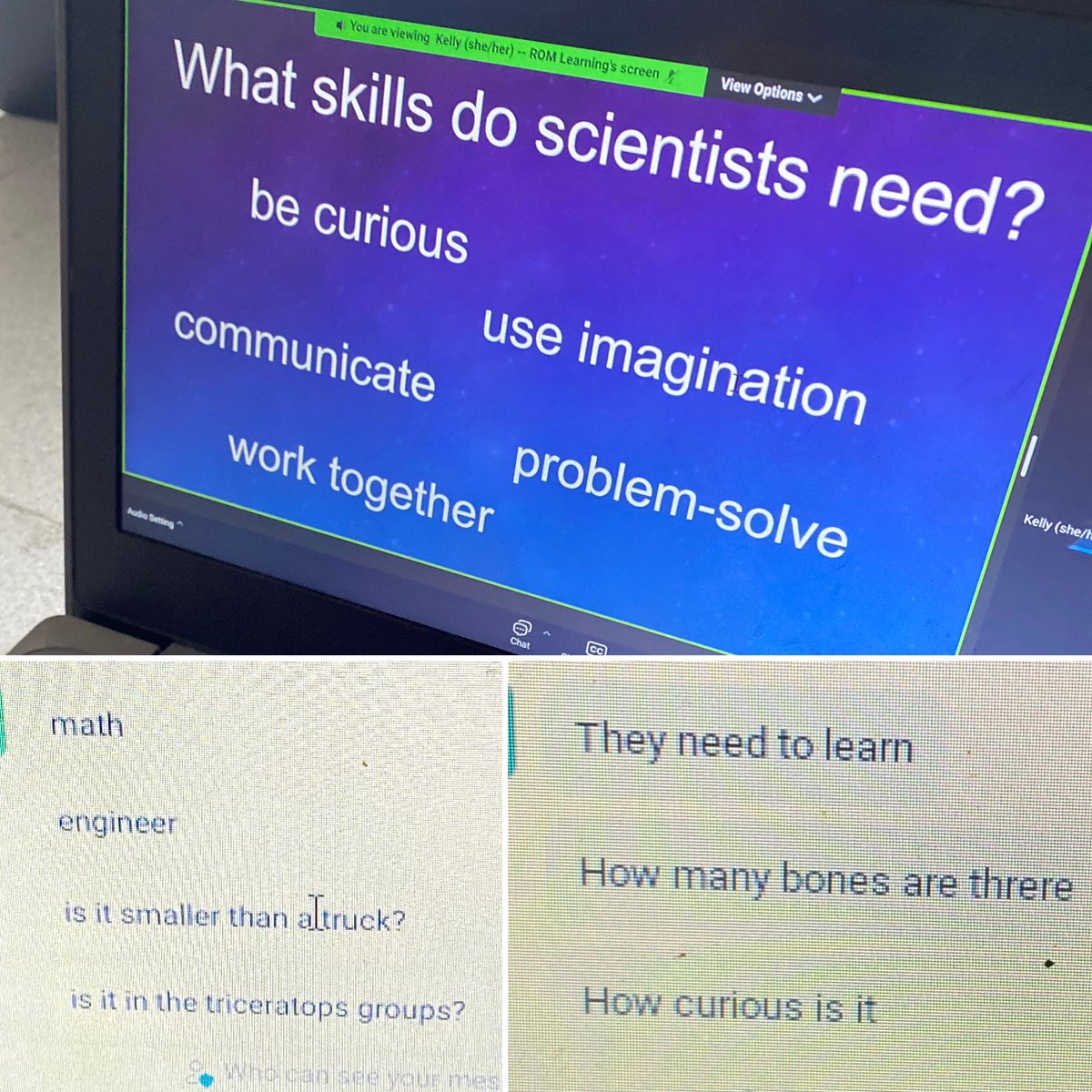Grade 3s <a href="/BeaumondeBHJMS/">Beaumonde Heights Junior Middle School</a> learned so much from our virtual <a href="/ROMtoronto/">Royal Ontario Museum</a> school visit “Science All Around You”! Great observations, questions and ideas Grade 3s! <a href="/TDSB_STEM/">TDSB STEM K-12</a> <a href="/LC1_TDSB/">Learning Centre 1</a>