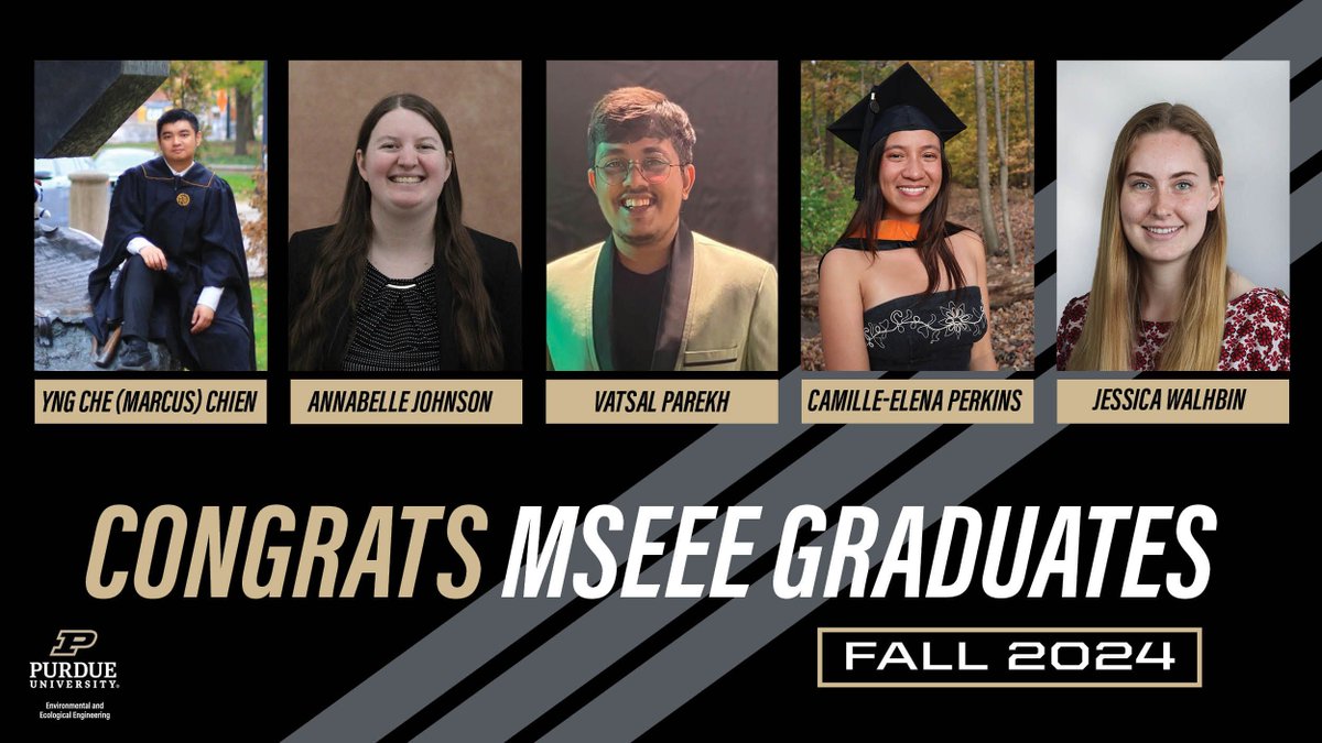 purdue_see's tweet image. Congrats to our most recent EEE alumni! 🎓💛

We wish you the best in your future endeavors! 

 #Purdue #PurdueEEE #BoilerUp #environment #environmentalengineering #sustainability #purdueengineers  #MySmallStep